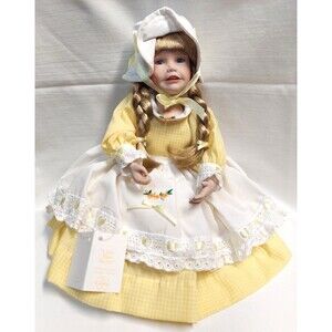 Edwin M. Knowles Ashton-Drake Little Miss Muffet Porcelain Doll With COA Bello
